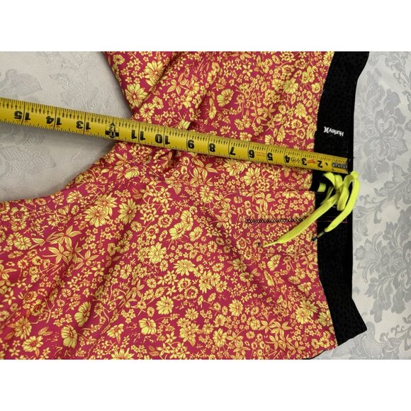 Hurley Bright Pink‎ Yellow Floral Board Shorts Swim Suit Surf Men’s Size 30 - Picture 5 of 7